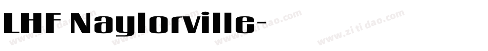 LHF Naylorville字体转换